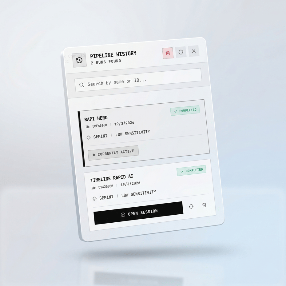 View module generation history and previous HubSpot module builds